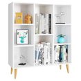 Homfa 8 Cube Bookcase, Wooden Organizer Storage Unit