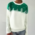 thumbnail image 1 of Isle Sweater Top Soft Knit Lightweight Knit Oversized Sweaters Crew Neck Loose Pullover Cropped Sweater Knitted Pullover Trendy Work Outfits Pullover Sweater Basic Sweater Tops White 4XL, 1 of 4