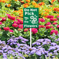 thumbnail image 2 of Eveokoki Please Do Not Pick The Flowers Sign with Stake Metal Yard Sign Garden Signs Outdoor for Lawn Yard Garden Decor, Easy to Install 4.6 x 6Inch, 2 of 6