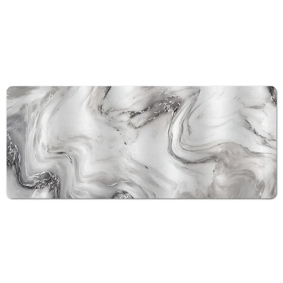 OstoraEnergy Gray Marble Shower Mats Absorbent and Non-slip Shower Mats