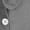 Gray, variant on Women's Linen And Linen Button Up Short Sleeved Shirt With Front Button Closure And Waist Cinching Top Casual Summer Tops Casual Work Tops Blouses Daily Wear for Daily Vacation Dating