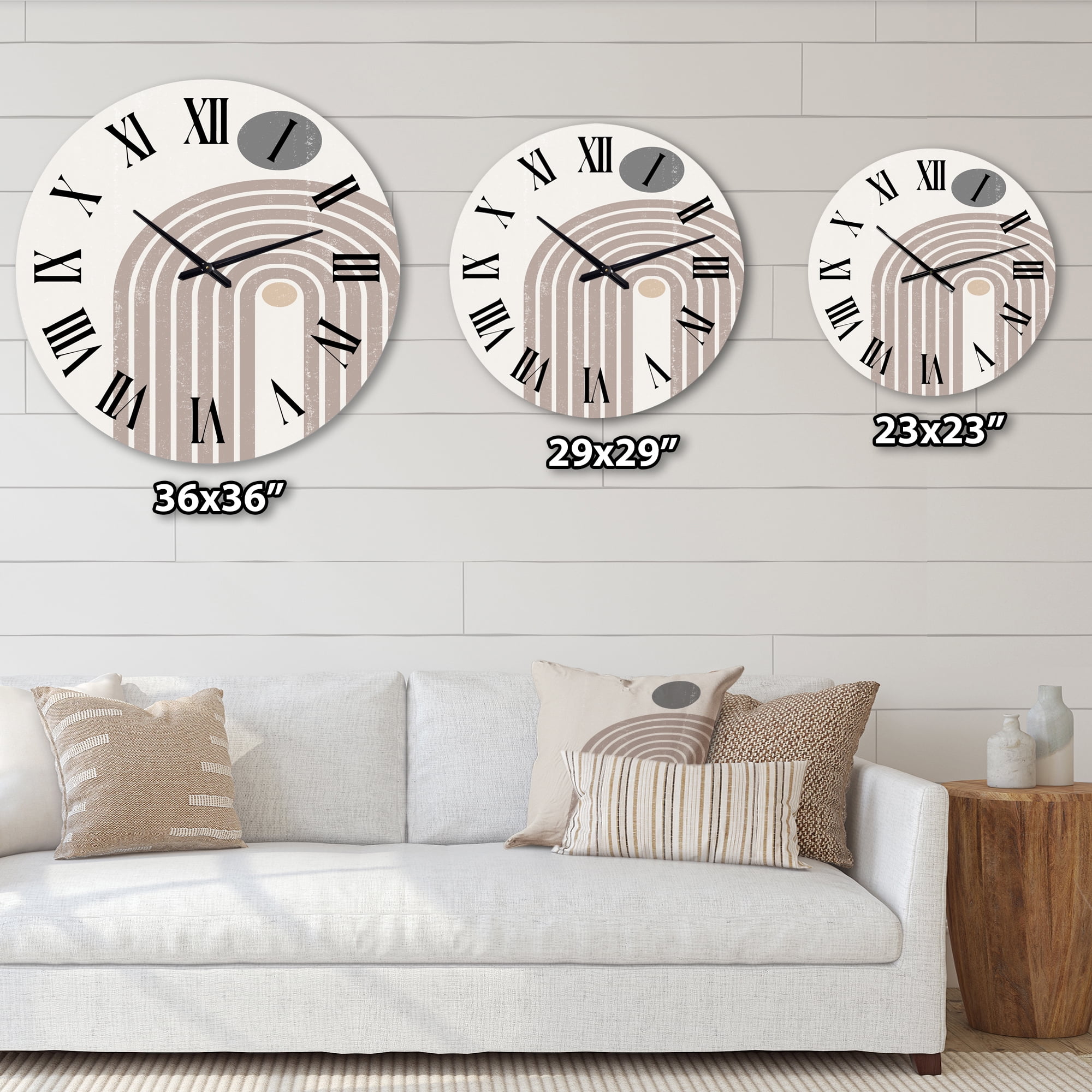 Designart 1 in Quartz Modern/Contemporary Wall Clock