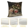 thumbnail image 4 of Chilfamy Roses Pillow Covers for Couch Sofa Indoor Outdoor Soft and Durable Printed on Both Sides 1PC 22x22in, 4 of 5
