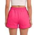 thumbnail image 4 of Miluxas Girls' Drawstring Sweat Skirt - Elastic Waist A-Line Skirt with Side Pockets, Comfortable Casual Skirt for School, Sports & Daily Wear Hot Pink 13-14Years, 4 of 8