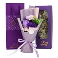 thumbnail image 2 of Cheapark Artificial Carnation & Rose Soap Flower Bouquet - Gift Boxed Gift Valentines Day Present, Ideal for Holiday Activities & R omantic, 2 of 8