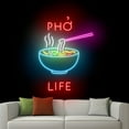 thumbnail image 2 of Handmadetneonsign Pho Life Neon Sign, Open Pho Store Wall Art Decor, Food Store Wall Decor, Restaurant Wall Decor 51802, 2 of 5
