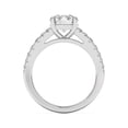 thumbnail image 3 of Silvago Jewelry 1.81 Ct Round Cut Solitaire Engagement Ring with Accent Moissanite - 14K White Gold Plated Eternity Band - Split Shank Wedding Ring - Moissanite - Perfect Proposal Gift, 3 of 3