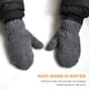 thumbnail image 5 of Manoplas tejidas para bebés Sonducket 1 par de manoplas delicadas para niños invierno Negro, 5 of 6