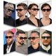 thumbnail image 4 of Gafas de Sol AIEYEZO Rectangulares, Marco Cuadrado de Moda con Protección UV400, 4 of 7