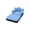 Blue, variant on Inflatable Lazy Plush Sofa Lounge Chair Set - Portable Multi-Function Inflatable Bed with Footrests for Camping, Indoor & Outdoor Use, Soft Non-Stick Fabric, Easy Storage, Stable Support Blue