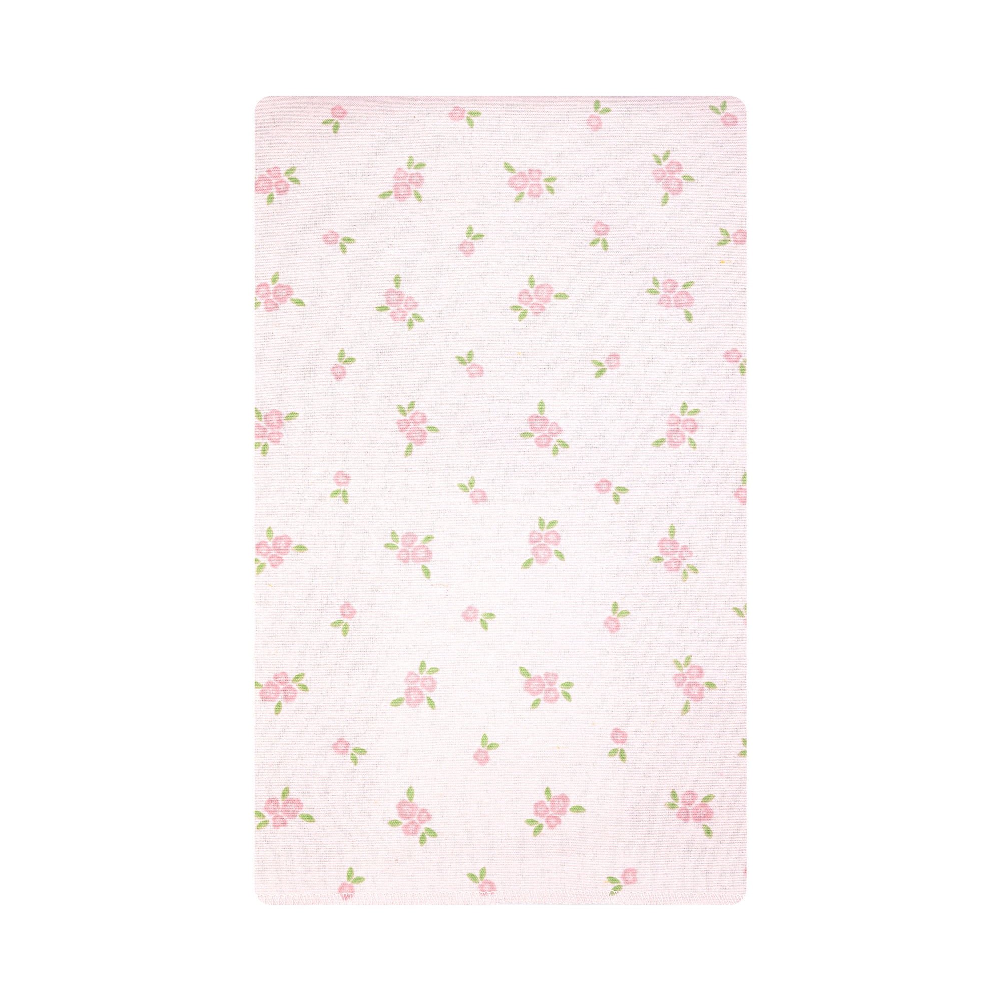 Hudson Baby Girl Cotton Polyester Flannel Burp Cloths Bundle 12-Pack, Sweet Little Floral, One Size