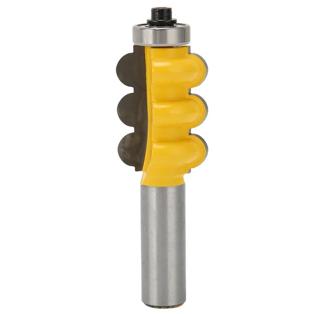 Broca Para Enrutador De Moldura De Muebles, Enrutador De Triple Cuenta Resistencia De Acero Endurecido Sin Espacios Revestimiento Resistente Al Desgaste Resistente Al Calor Para ANGGREK Ocean Broad Surfboard Fins