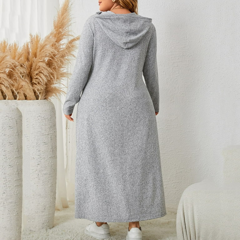 Asdoklhq Semi Formal Dresses for Women Leopard Print Two Piece Long Sleeved-neck Patchwork Hip Hugging Sexy Long Dress Gray 3X, Women's, Size: 3XL