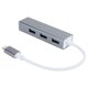 thumbnail image 4 of TYPE‑C3.0 Hub Adaptador de 4 puertos 480Mbps Aleación de aluminio para Windows/XP/Vista/Win/OS X YMC‑B211C, 4 of 8