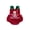 Red, variant on RUINIXCW Newborn Baby Girl Boy My First Christmas Outfit Corduroy Bubble Romper Overalls Letter Santa Hat Embroidery Sleeveless Jumpsuit Suspender Overall