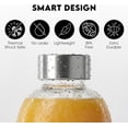 thumbnail image 4 of Kristal Borosilicate Glass Water Bottle 25 oz with Neoprene Sleeve - Leak Proof +  - Hot & Cold Drinks - Ideal for Adult, , Travel, , Gym, Running - Blue, 4 of 6
