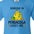thumbnail image 4 of Inktastic Someone in Pensacola Loves Me Beach Vacation Youth T-Shirt, 4 of 5