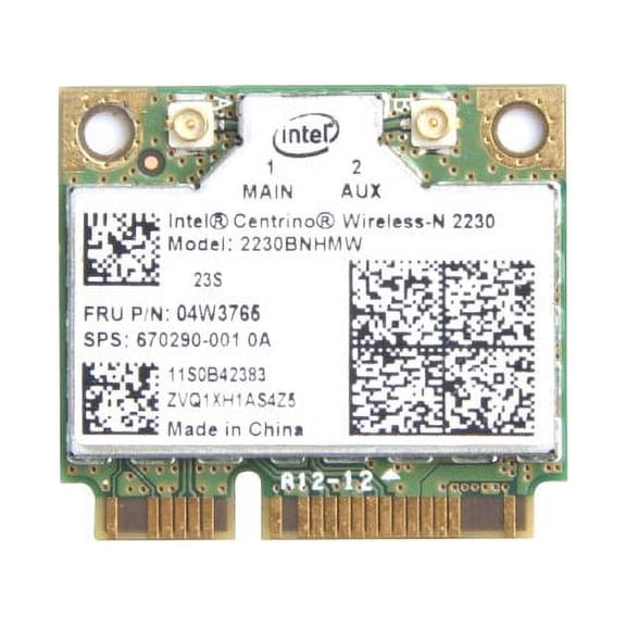 Intel Centrino 2230 Mini PCI Express Bluetooth 4.0 2230BNHMW IEEE 802.11n Wi-Fi/Bluetooth Combo Adapter 300 Mbps