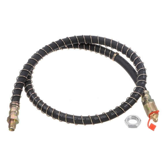 Uxcell M10x1 Thread 31.5" Length Flexible Extension Grease Hose with Fixing Hex Screw Nut for Grease Gun Lubrication