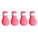 thumbnail image 1 of Juego de 4 piezas de calzado de silicona para gatos, antiarañazos, ajustable, ideal para el aseo y el baño, fundas protectoras de color rosa para garras de gato, 1 of 8