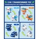 thumbnail image 5 of Paquete de 15 unidades Toy Super Wings Transformer con ruedas móviles reales, 5 of 8