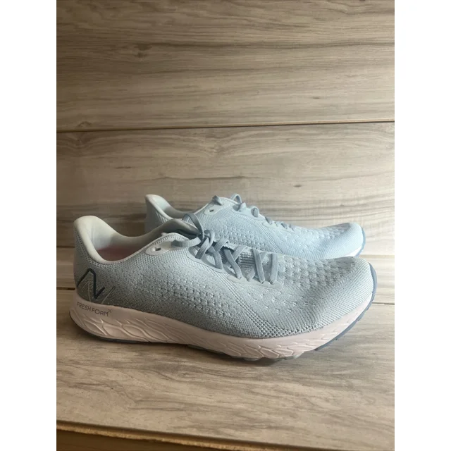 NWOB New Balance Fresh Foam X Tempo V2 Lace-Up Running Shoes, Grey Blue, Sz 11
