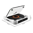 thumbnail image 4 of Portable Bluetooth CD player supports Hi-Fi sound quality wireless/wired playback rechargeable compact and portable suitable for travel home and car use (green), 4 of 13
