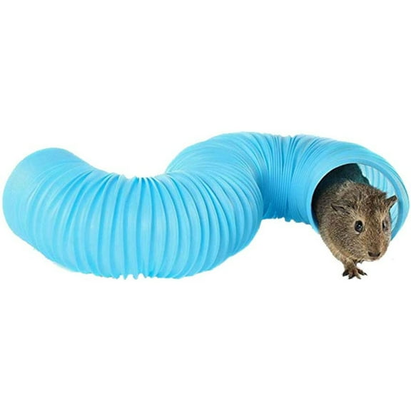 PEACNNG Small Animal Play Tunnel, Durable Resistant Plastic Guinea Pigs Tube, Fun Pet Tunnel Hideway for Guinea Pigs Chinchillas Rats and Dwarf Rabbits