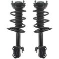 thumbnail interactive-video image 1 of Pair Front Complete Strut And Coil Spring Assembly For 2006-2008 Honda Fit 1 of 6