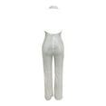 thumbnail image 4 of Jumpsuit Summer New European And American Jumpsuit Lady'S Sleeveless Halter Neck Sequin Pants Women,White Women'S Polyester Jumpsuit XL, 4 of 4
