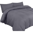 thumbnail image 2 of Funda nórdica gris de 220 x 260 cm con 2 fundas de almohada de 50 x 75 cm - Ropa de cama S, 2 of 5