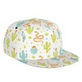 thumbnail image 2 of Goofa Snake And Cactus Printed Men's Baseball Cap,Straight Brim Hat,Golf Dad Hat,Versatile Style,Sun Protection Cap,Travel Hat, 2 of 9