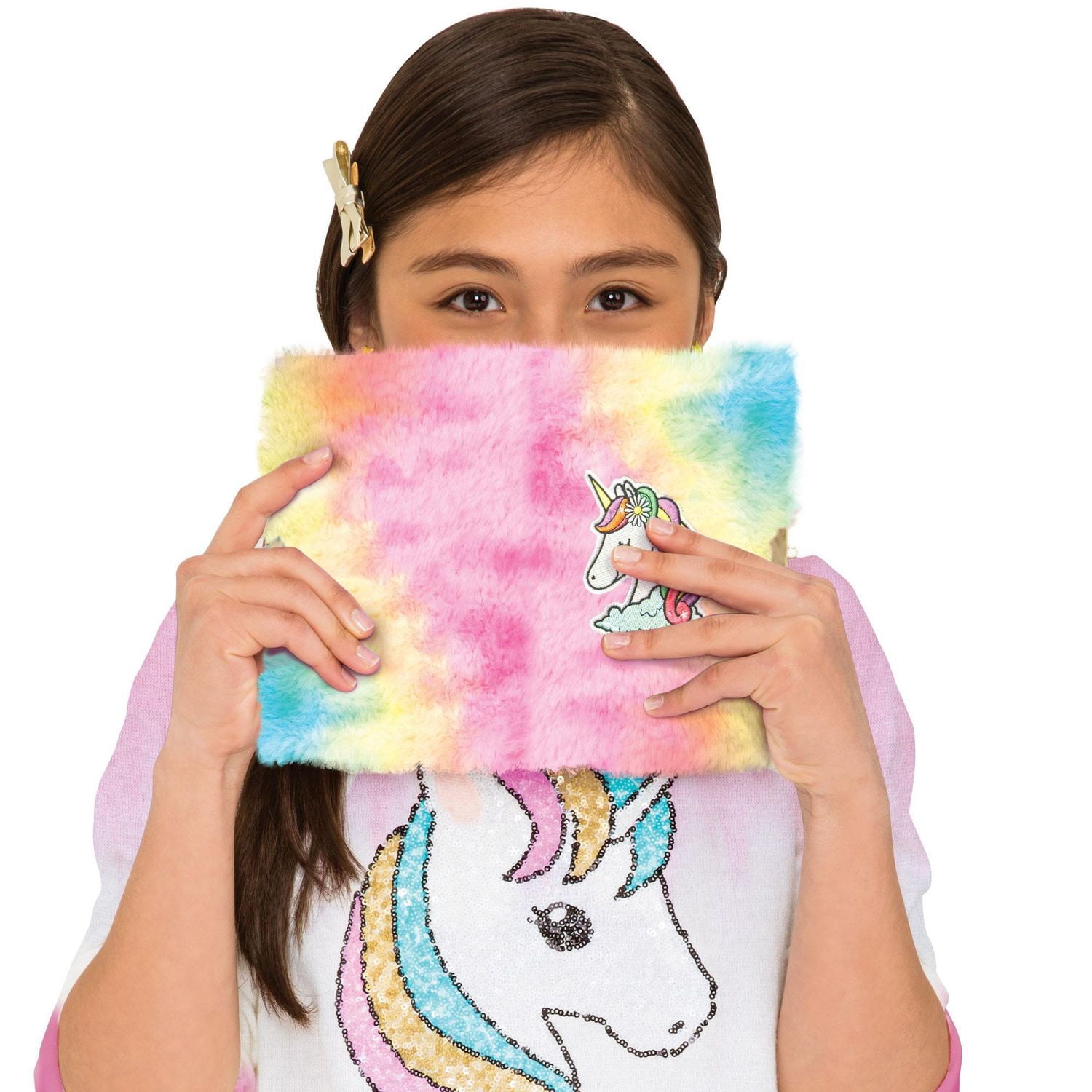 Just My Style Tie-Dye Fuzzy Diary