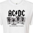 thumbnail image 3 of ACDC - Photo Sequence - Juniors Cropped Cotton Blend T-Shirt, 3 of 5
