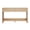 Natural Oak - Flat Panel - 45", variant on Amerlife 55" Modern Console Table with 2 Storage Drawers and Open Shelf, with Curved Edges, for Hallway, Foyer, Entrance, Living Room, Brown