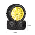 thumbnail image 4 of Labymos 4 PCS 85mm Wheel Rim and Rubber Tire for 1:10 Scale RC Car DIY, 4 of 8