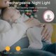 thumbnail image 4 of Preciosas luces nocturnas para gatos con Sensor de movimiento para niñas amantes de los gatos con batería recargable, magnéticas integradas con 2 niveles de brillo, 4 of 5