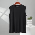 thumbnail image 5 of Women's Plus Size Sleeveless Crew Neck Tank Top Loose Fit Summer Casual, 5 of 6