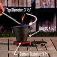 thumbnail image 2 of Mini Tabletop Fire Pit and Cast Iron Hibachi Grill Pan, Camping Tabletop Fire Pit Indoor & Outdoor Grill for Smores, BBQ, Smores Maker, Smokeless Firepit, Portable Mini Japanese Grill by Chef Master, 2 of 9