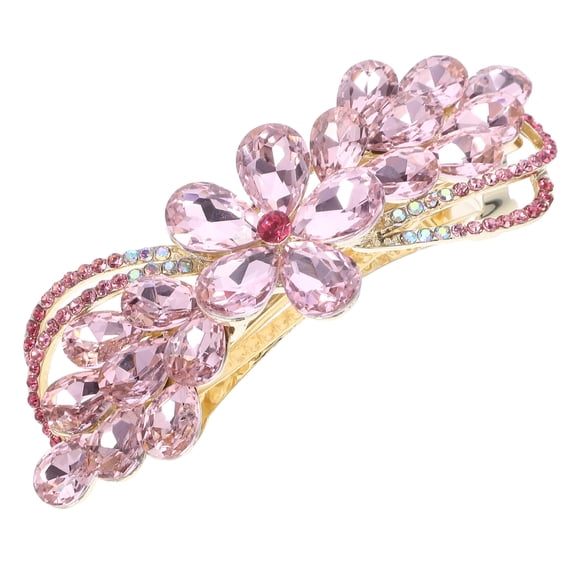 LOLIPPYY Hair Accessories for Girls Pink Elegant Hair Clip for Headdress 1Set