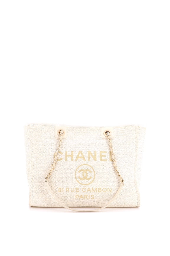 Pre-Owned Deauville Tote Raffia with Glitter Detail Small By Rebag