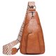 thumbnail image 1 of Bolso bandolera para mujer, de piel sintética, pequeño bolso bandolera, mochila de hombro para viajar y senderismo, 1 of 6