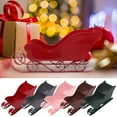 thumbnail image 6 of Festive Display​​ Christmas Sleigh Decor - 11" Metal Candy Holder for Holiday Display, Festive Tabletop Centerpiece, Gift Tray Metal Sleigh​​, 6 of 6