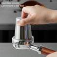 thumbnail image 2 of 51/53/58mm Coffee Dosing Cup Powder Feeder Part For Espresso Grinder Machine Breville E61 Grinder Black Brushed 53MM Bright Finished 53MM, 2 of 9