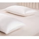 thumbnail image 2 of Miruxia Paquete de 2 fundas de almohada de satén para cabello y piel, fundas de almohada de satén con cierre de sobre (blanco, tamaño estándar 20 x 26 pulgadas) Vhermosa WMZL-913-24, 2 of 6