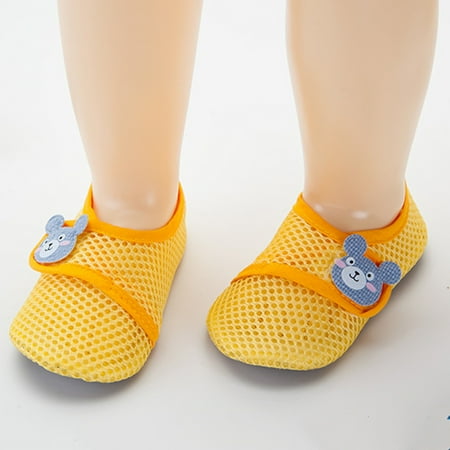 

Cathalem Fancy Shoes for Girls Shoes Kids The Cartoon Baby Barefoot Non-Slip Boys Socks Girls Socks Floor Baby 6 Toddler Shoes Yellow 3 Years
