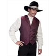 thumbnail image 1 of Scully RW093-BUR-M Mens Rangewear Scarboro Paisley Vest- Burgundy- Medium, 1 of 1