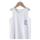 thumbnail image 2 of Gibobby Blusas Para Niñoses Chaleco sin mangas para niños pequeños y niñas, Tops informales de Color sólido para el , ropa para niños(Blanco, 4-5 Años), 2 of 4
