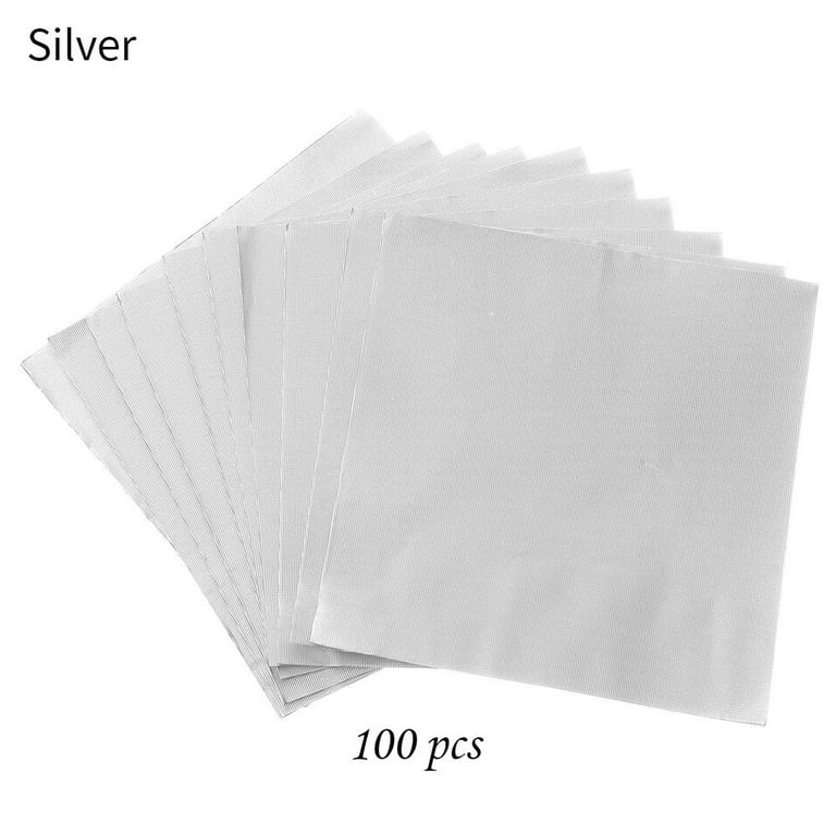 decorative aluminum silver foil wrapping paper