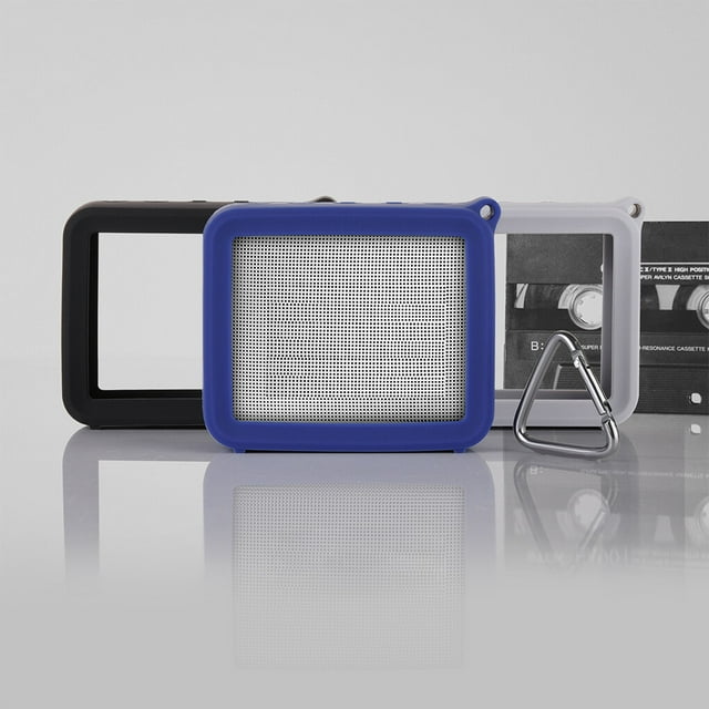 Baohd Housse d'Enceinte Bluetooth Housse d'Enceinte Sans Fil Remplacement de Housse d'Enceinte pour JBL Soundbox Protecteur en Silicone Remplacement pour JBL Go 2, Bleu